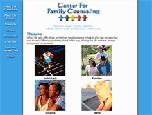 Tablet Screenshot of centerforfamilycounseling.com